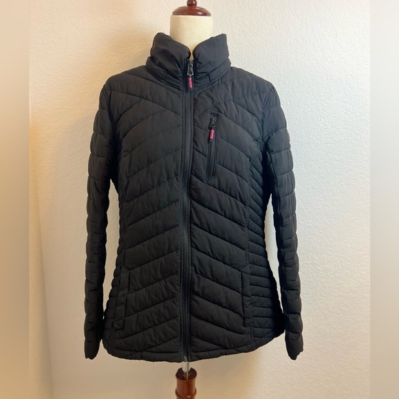 Nautica Women's Black Hooded Puffer jacket Size XL - Picture 6 of 10